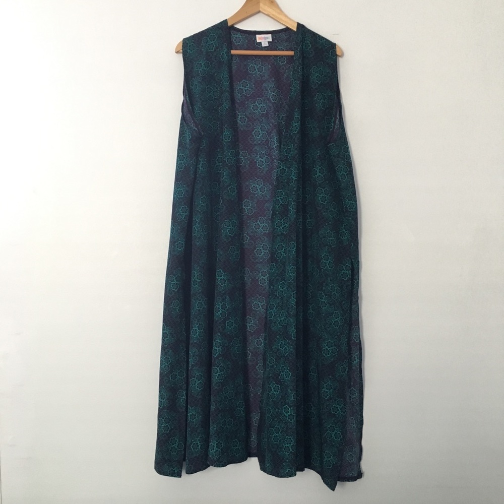 LuLaRoe Longline Vest Size XL